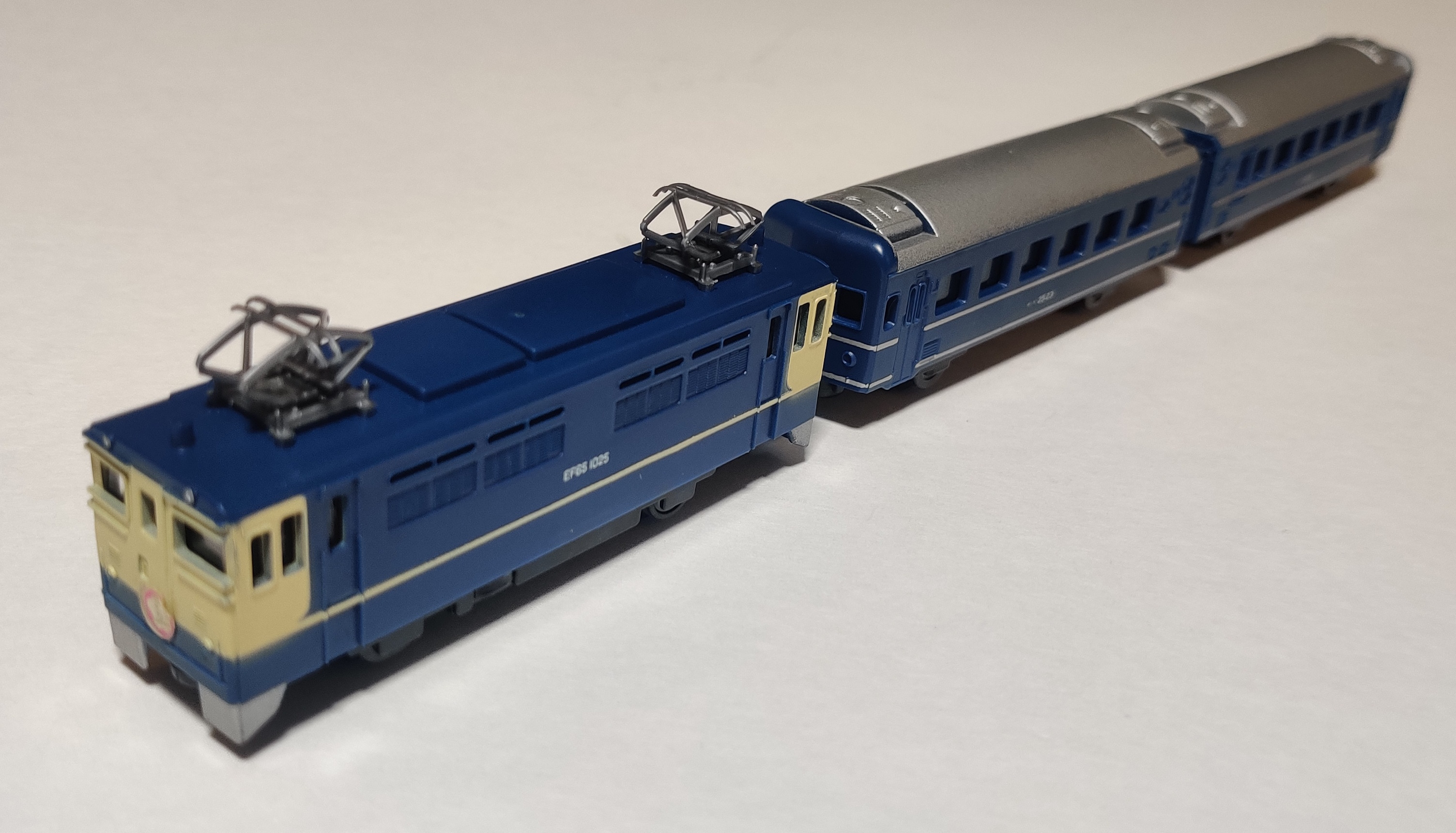 Bandai Mini Mini Rail No. 2 Blue Train Set